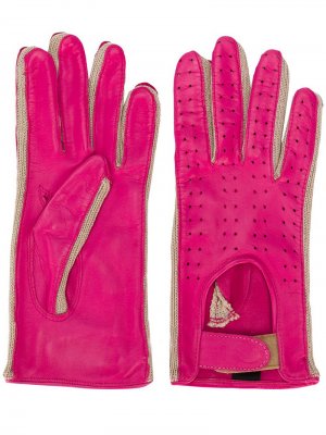 Перчатки с вырезными деталями Gala Gloves. Цвет: розовый