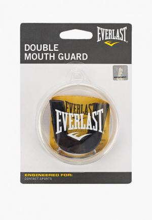 Капа Everlast 2-челюст. Double. Цвет: черный