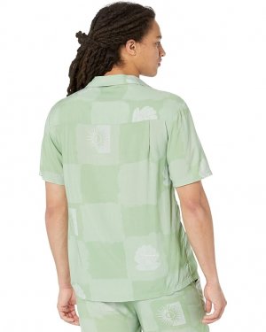 Рубашка NATIVE YOUTH Umbra Button-Up Shirt, зеленый
