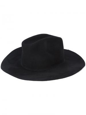 Фетровая шляпа Ryan Roche. Цвет: чёрный