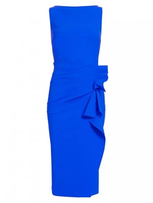 Платье-футляр Tradrum со сборками , синий Chiara Boni La Petite Robe