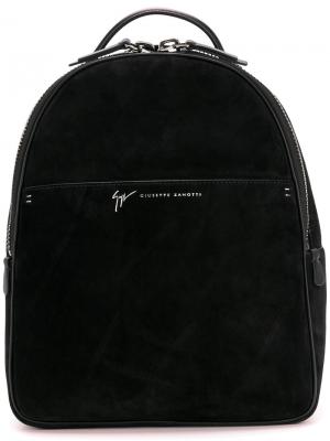 Рюкзак на круговой молнии Giuseppe Zanotti Design. Цвет: чёрный