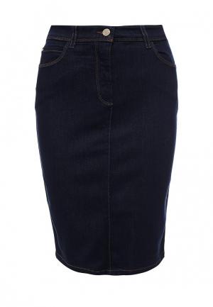 Юбка джинсовая Armani Jeans. Цвет: синий