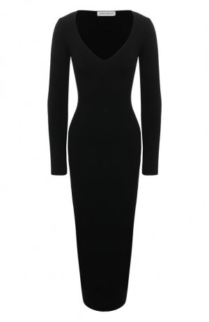 Шерстяное платье Nina Ricci. Цвет: чёрный
