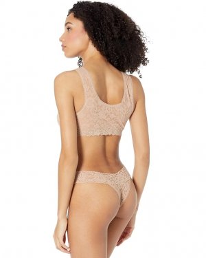 Бралетт Daily Lace Lined Scoopneck Bralette, цвет Taupe Hanky Panky