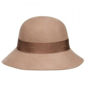 Шляпа клош SEEBERGER 18094-0 FELT CLOCHE, размер ONE. Цвет: бежевый