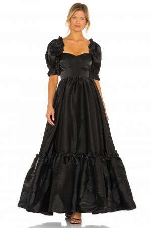 Платье X REVOLVE Ritz Gown, цвет Black Swan Selkie