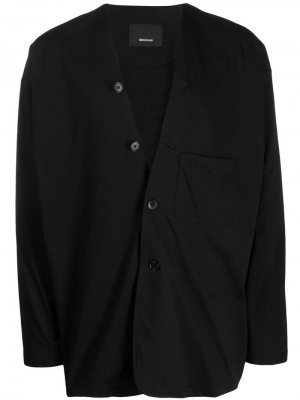 Пиджак свободного кроя 08Sircus. Цвет: черный