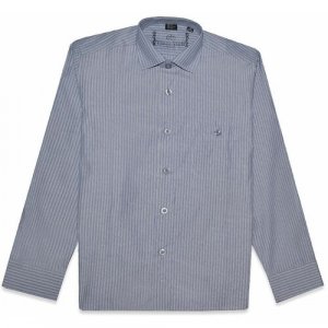 Школьная рубашка , размер 134-140, серый Tsarevich. Цвет: серый../серый