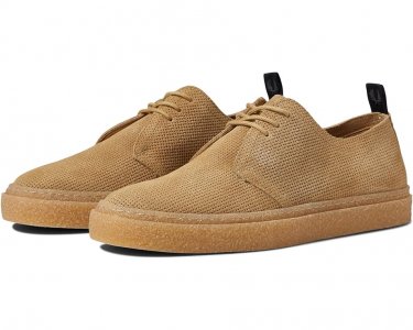 Кроссовки Linden Pique Embossed Suede, цвет Warm Stone Fred Perry