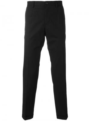 Классические брюки с полосками по бокам Dolce & Gabbana. Цвет: чёрный
