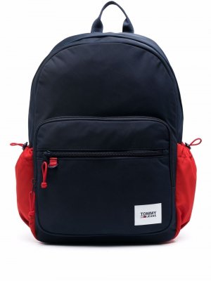 Рюкзак на молнии с нашивкой-логотипом Tommy Jeans. Цвет: синий