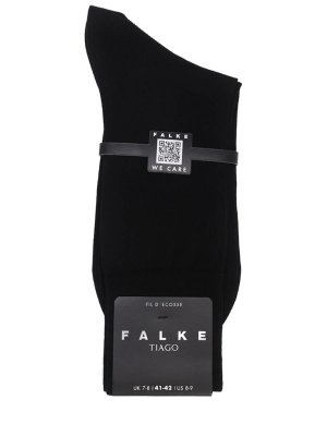 Носки хлопковые Tiago FALKE. Цвет: черный