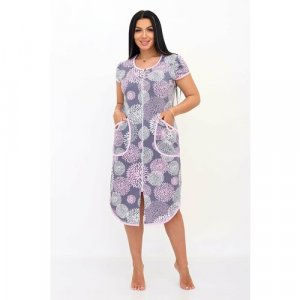 Халат , размер 48, фиолетовый Lika Dress. Цвет: фиолетовый/сиреневый