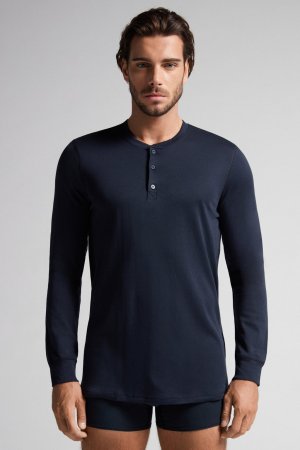 Рубашка с длинным рукавом INTERLOCK , цвет blue Intimissimi