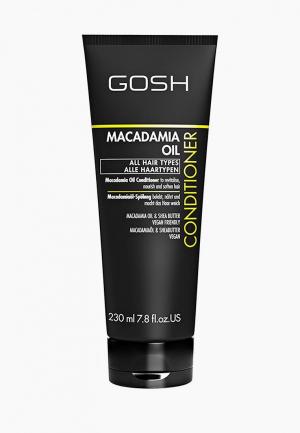 Кондиционер для волос Gosh с маслом макадамии Macadamia, 230 мл. Цвет: прозрачный