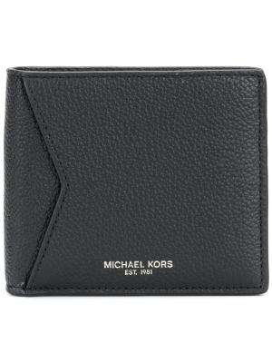 Бумажник двойного сложения Bryant Michael Kors Collection. Цвет: черный