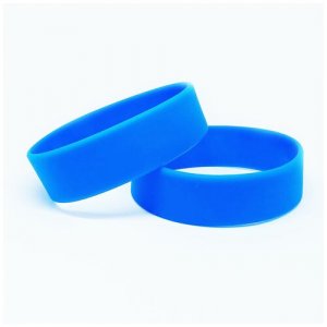 Комплект браслетов, размер 20 см, L, диаметр 6.4 синий MSKBraslet. Цвет: синий