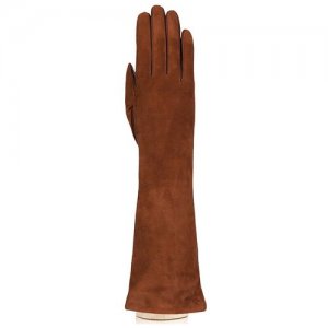 Перчатки , размер 6.5, коричневый ELEGANZZA. Цвет: коричневый