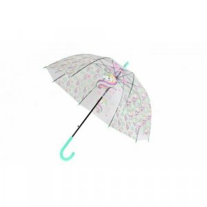 Зонт-трость , голубой BRADEX. Цвет: голубой/прозрачный