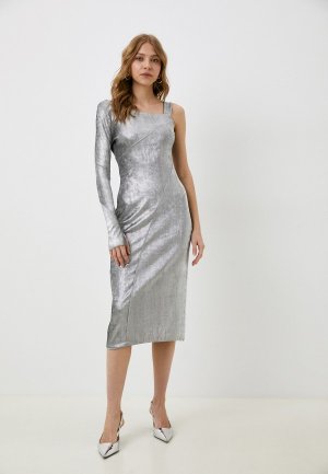 Платье Asur. Цвет: серебряный
