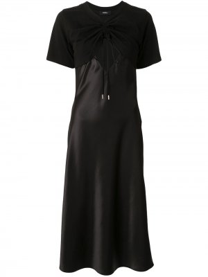 Расклешенное платье с вырезами Goen.J. Цвет: черный