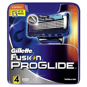 Сменные бритвенные лезвия Fusion Proglide (4 единицы) Gillette