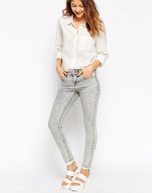 Укороченные джинсы скинни с классической талией WAVEN