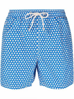 Floral-print swim shorts MC2 Saint Barth. Цвет: синий