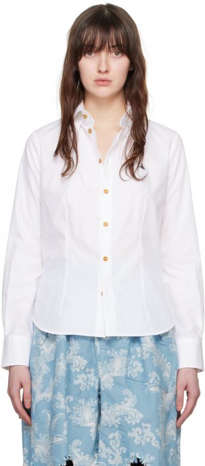 Белая тулузская рубашка Vivienne Westwood