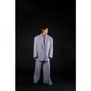 Пиджак , размер M, серый ZNWR. Цвет: серый