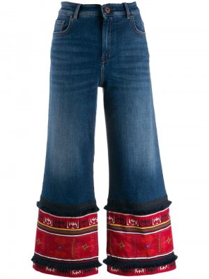 Расклешенные укороченные джинсы Weekend Max Mara. Цвет: синий