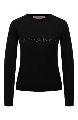 Кашемировый пуловер Ermanno Firenze. Цвет: чёрный
