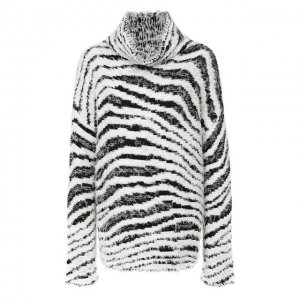 Пуловер из смеси хлопка и шерсти By Malene Birger. Цвет: чёрно-белый