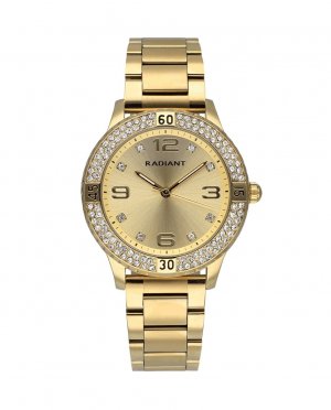 Женские часы Frozen RA564201 со стальным и золотым ремешком , золотой Radiant