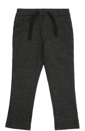 Хлопковые спортивные брюки Jean Paul Gaultier. Цвет: черный