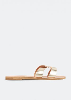 Сандалии Desmos, золотой Ancient Greek Sandals
