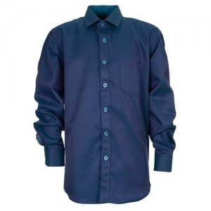 Школьная рубашка , размер 152-158, синий Tsarevich. Цвет: фиолетовый