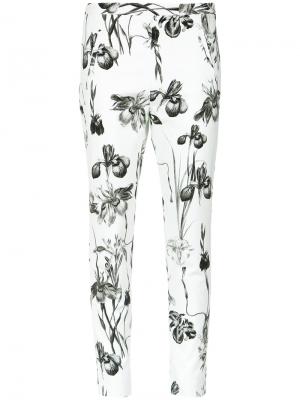 Printed skinny trousers Andrea Marques. Цвет: est flores branca