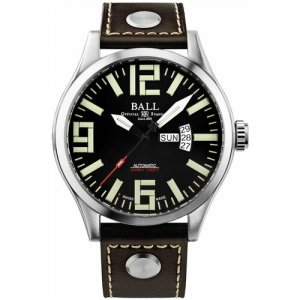 Наручные часы NM1080C-L14A-BK BALL. Цвет: коричневый