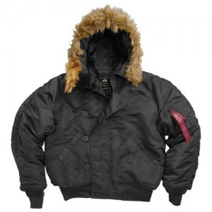 Куртка аляска N-2B Parka, black (размер: xxl) Alpha Industries. Цвет: черный