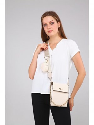 Узорчатая мини-кошелек Детальная Женская сумка через плечо Cacharel