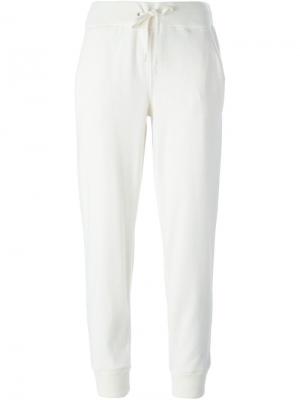 Укороченные спортивные брюки Polo Ralph Lauren. Цвет: белый