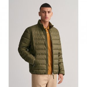 Куртка Light Down Lightweight, зеленый Gant
