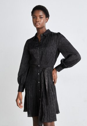 Платье-блузка PLEATED DRESS , цвет black DKNY
