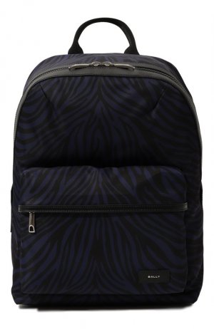 Текстильный рюкзак Zebra Crossing Bally. Цвет: синий