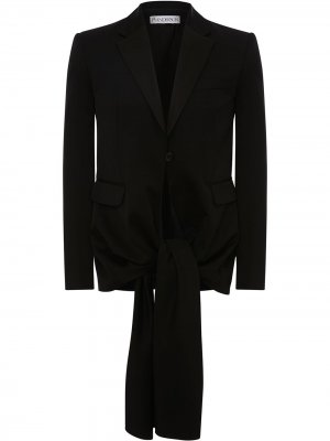 Пиджак с завязками JW Anderson. Цвет: черный