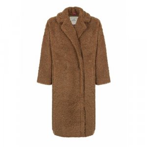 Пальто , размер L, коричневый Deha. Цвет: коричневый