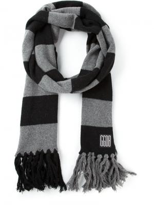 Striped scarf Golden Goose Deluxe Brand. Цвет: чёрный