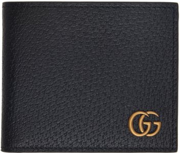 Черный бумажник GG Marmont Bifold Gucci